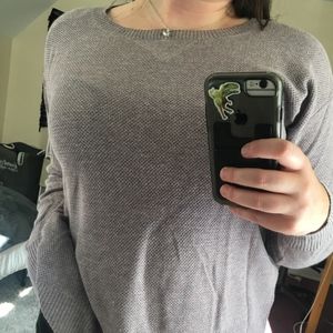 Lavender crewneck sweater